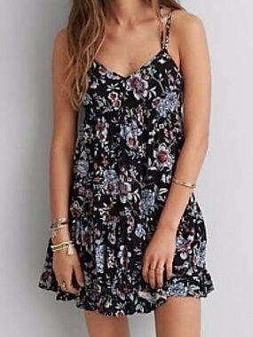 AE - Strappy Floral Mini Dress
